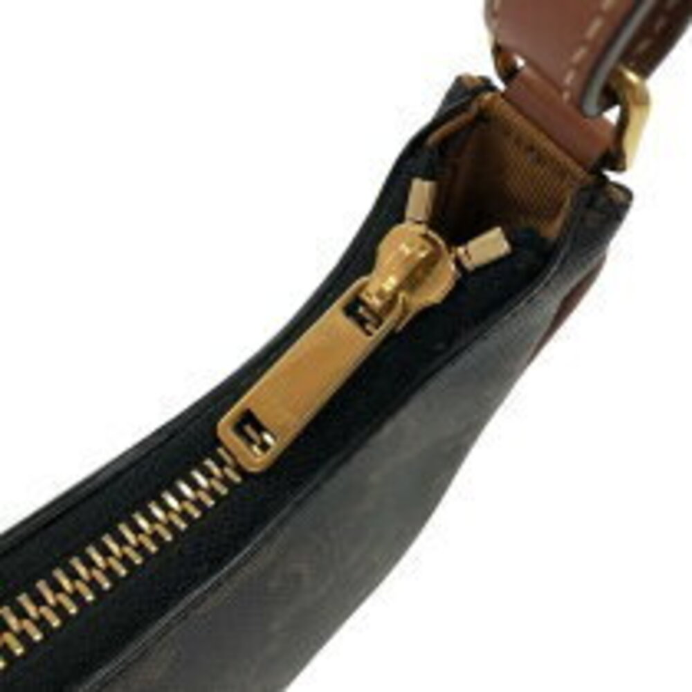 Celine Ava Tan Canvas Calf Leather Handbag - Picture 10 of 11